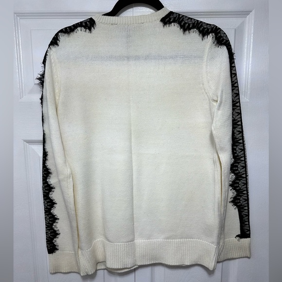 BCBG Sweater With Lace - Picture 5 of 5